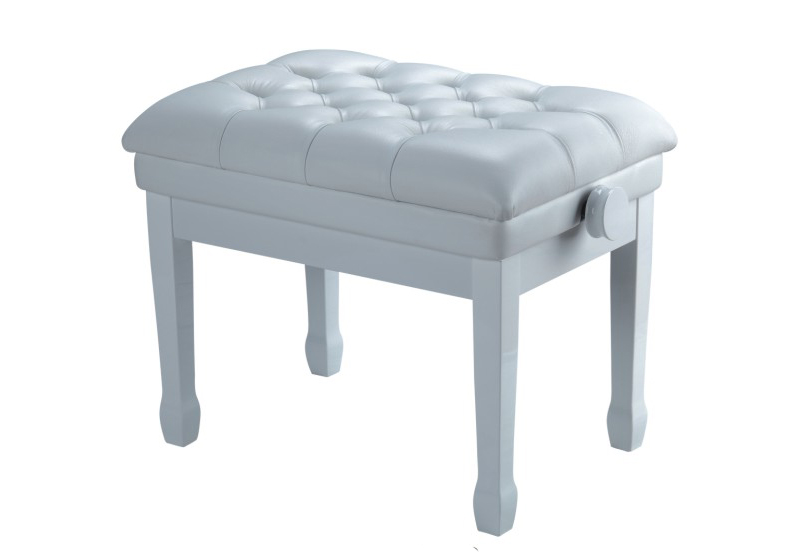 Фото HY-PJ006-GLOSS-WHITE Банкетка, белая, искусственная кожа, Rin