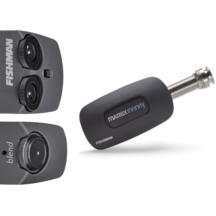 Фото Пьезозвукосниматель с предусилителем Fishman PRO-MAN-MBV Matrix Infinity Mic Blend
