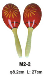 Фото Деревянные маракасы на ручке Fleet M2-2