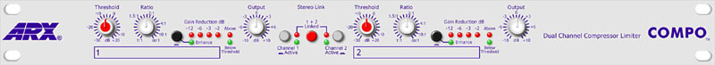 Фото Двухканальный компрессор-лимитер ARX Compo