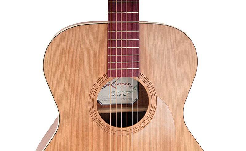 Фото Акустическая гитара Kremona M15C-GG Steel String Series Green Globe