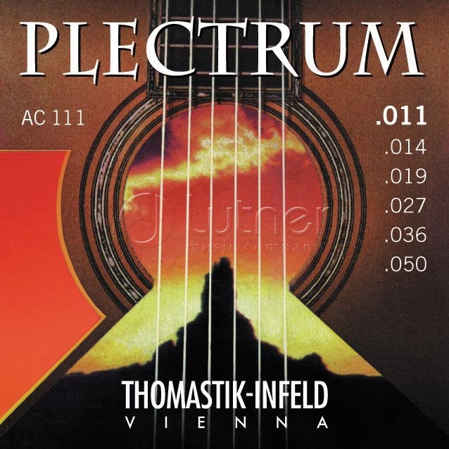 Фото Комплект струн Thomastik AC111 Plectrum для акустической гитары