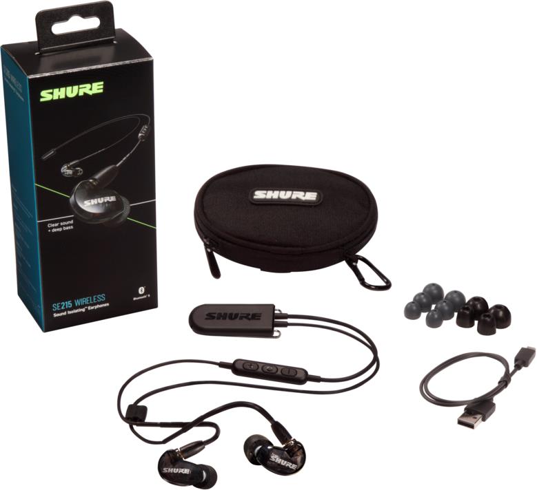 Фото SHURE SE215-K+BT2-EFS