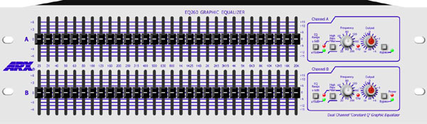 Фото Графический эквалайзер ARX EQ 260