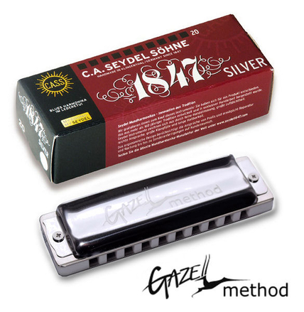 Фото Губная гармошка Seydel Sohne 16301PTBB 1847 Silver PT Bb