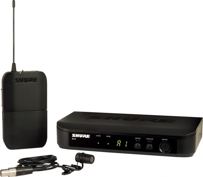 Фото Радиосистема с петличным микрофоном SHURE BLX14E/W85 M17