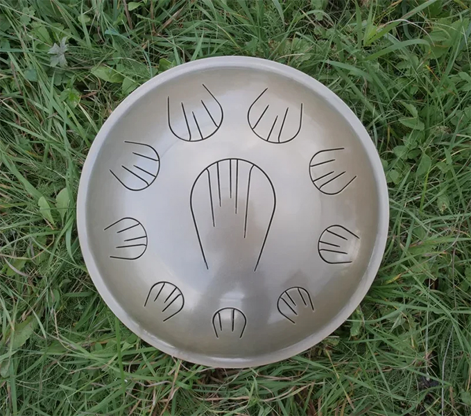 Фото Orion OrR10BPg Язычковый барабан, "Латунь", 44см, B pygmy, со звукоснимателем и чехлом