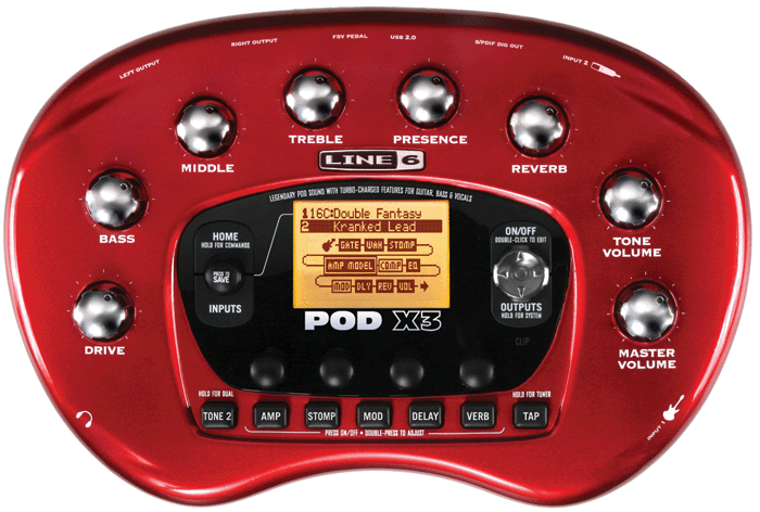 Фото LINE 6 POD X3 DIRECT DESKTOP гитарный процессор