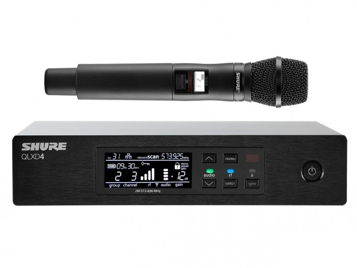 Фото SHURE QLXD24E/KSM9 вокальная радиосистема с ручным передатчиком KSM9
