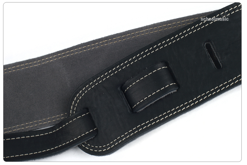 Фото Martin 18A0013  гитарный ремень, кожа/ замша, чёрный