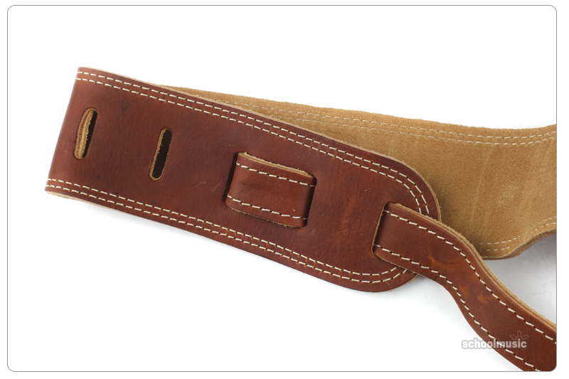 Фото Martin 18A0012  гитарный ремень, кожа/ замша, коричневый