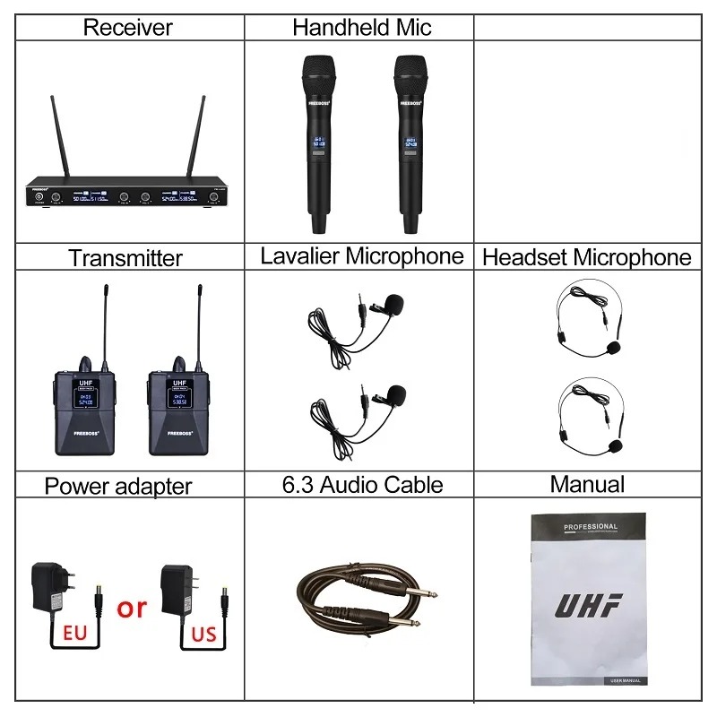 Фото Радиосистема FREEBOSS FB-U400H2 BandD