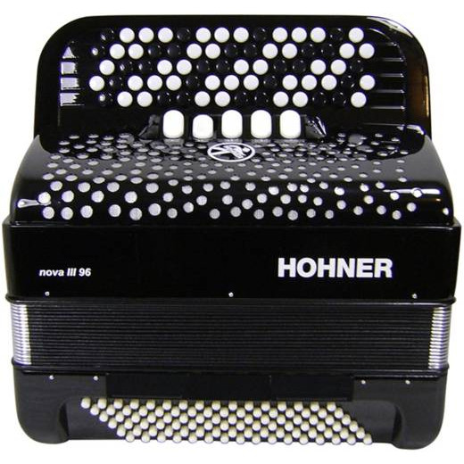 Фото HOHNER Nova III 96 black - Баян Хонер