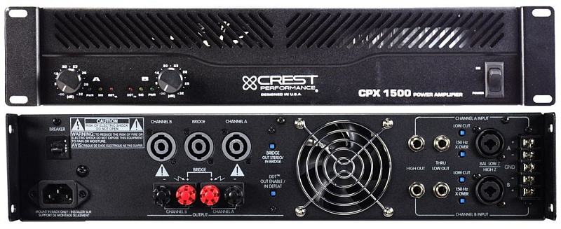 Фото Усилитель мощности Crest Audio CPX 1500