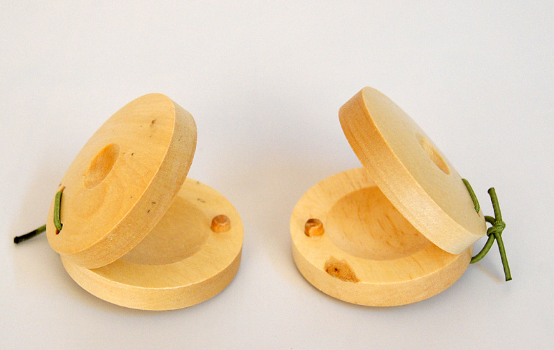 Фото Деревянные кастаньеты Fleet G10-2