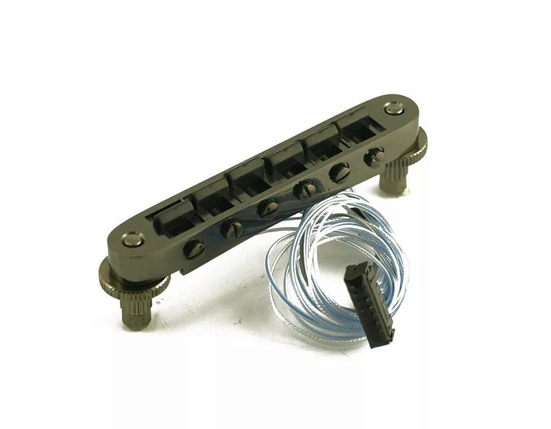 Фото Graph Tech PN-8843-BN  Бридж Tune-o-Matic с полифоническим пьезо-звукоснимателем