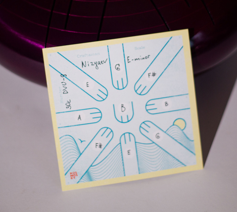 Фото KSY.30.C.dvu-9 Двутон 30см, без гравировки, полукруглые лепестки, Ми-минор, Kosmosky