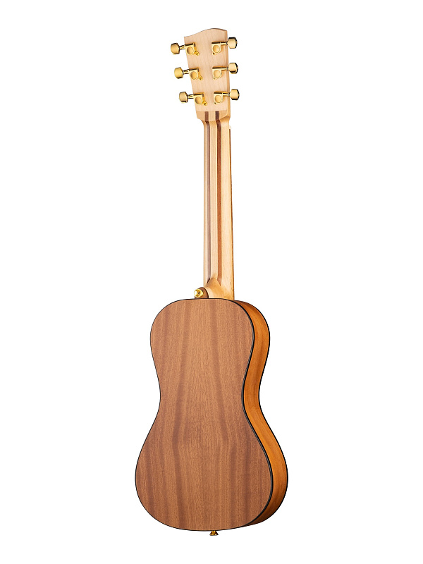 Фото TG1-3 Гитара акустическая, трэвел винтаж, сапеле, Poni