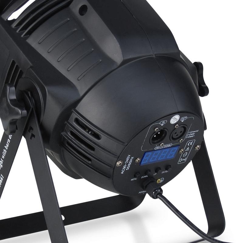 Фото Flash LED PAR 64 COB 100W RGB Barndoor 25° Светодиодный параблайзер 