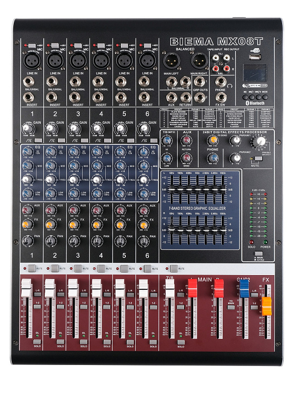 Фото Микшерный пульт Biema MX-08T