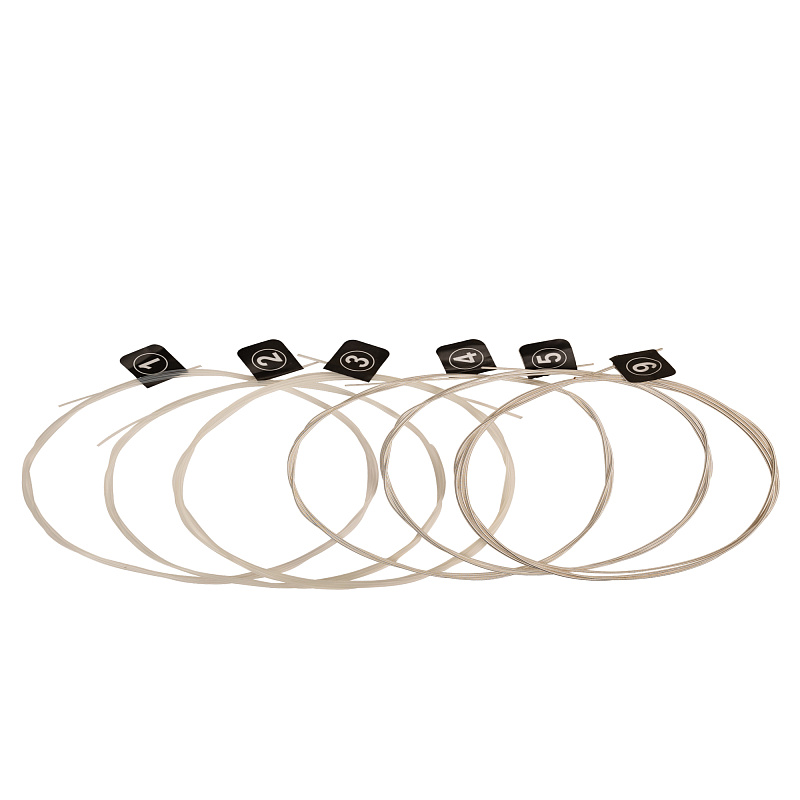 Фото Струны ROCKDALE PRO 28-45 Silver Nylon Hard