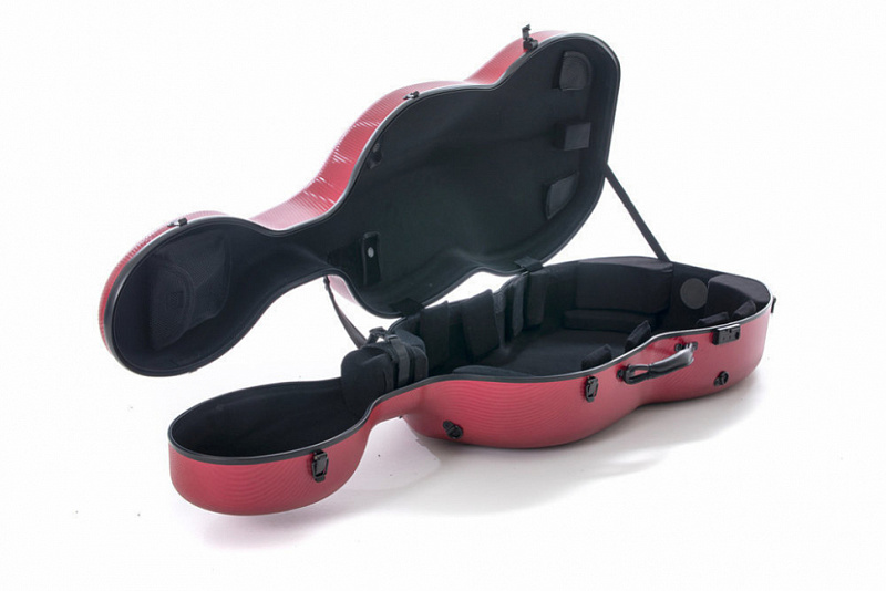 Фото Кейс для виолончели контурный GEWApure CELLO CASE, карбон, красный