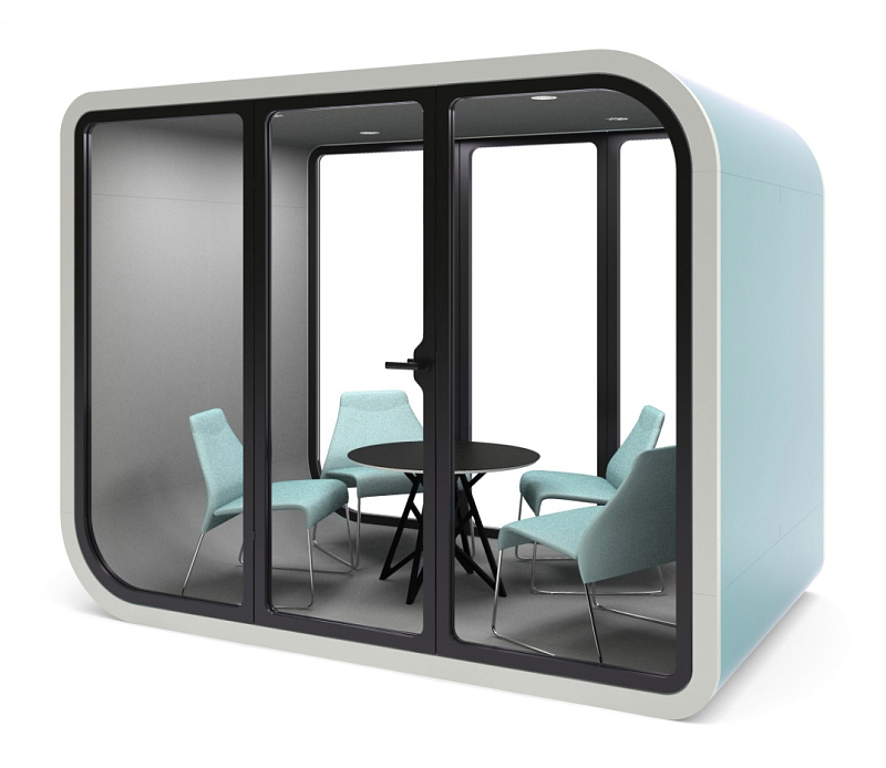Фото Акустическая офисная кабина Moodular Quattro