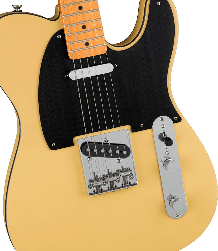 Фото Электрогитара FENDER SQUIER 40th Anniversary Telecaster MN Aged Hardware Satin Vintage Blonde