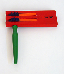 Трещотка-вертушка деревянная с двумя язычками Fleet FLT-G20-2