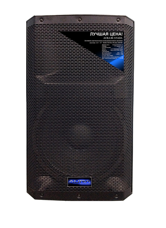 Фото Активная акустическая система АС AURA BI15ADA 2000W