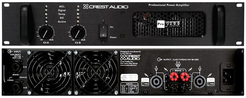 Фото Усилитель мощности Crest Audio Pro 9200