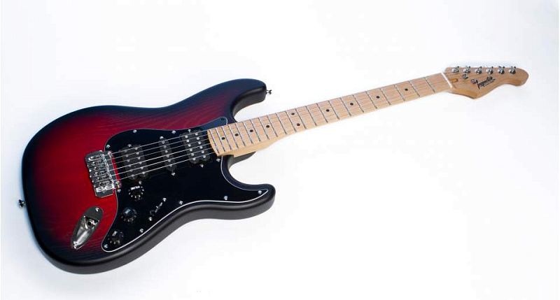 Фото Электрогитара Inspector Strateg-6-redburst
