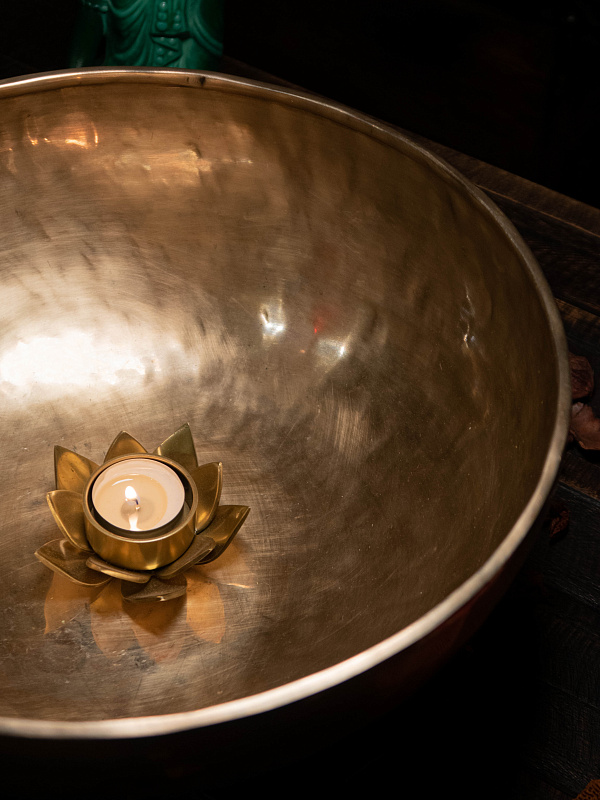 Фото Поющая чаша кованая Plain - SBBT Светлая 34