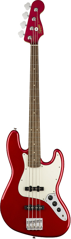 Фото Squier Contemporary Jazz Bass®, Laurel Fingerboard, Dark Metallic Red