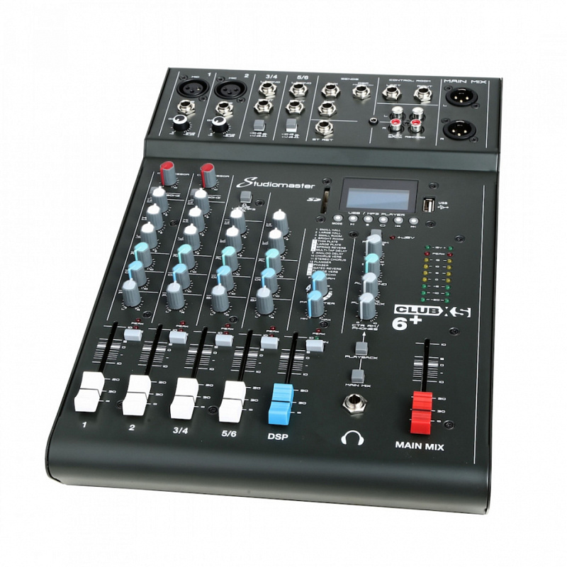 Фото Аналоговый микшер STUDIOMASTER CLUB XS6+