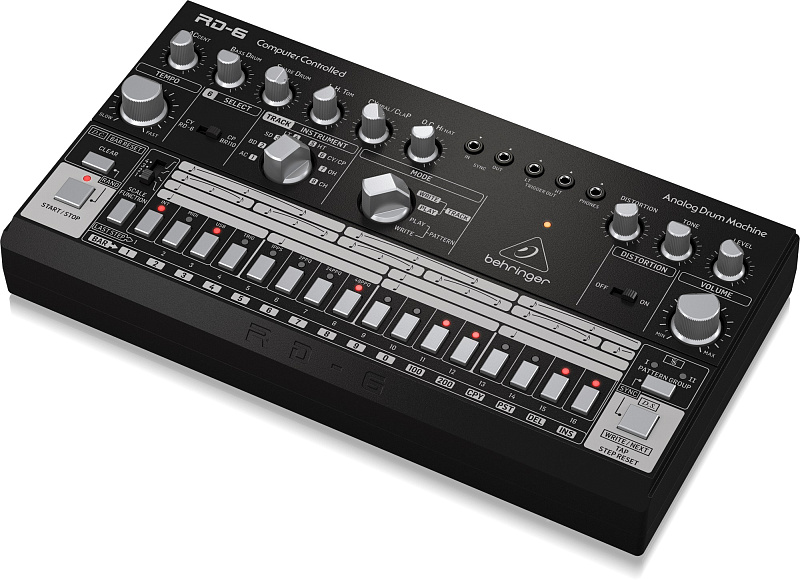 Фото Аналоговая драм-машина BEHRINGER RD-6-BK