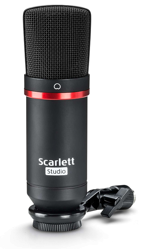 Фото FOCUSRITE Scarlett Solo Studio 2nd Gen студийный комплект (Scarlett Solo 2nd Gen, наушники, микрофон, ПО, микрофонный кабель).