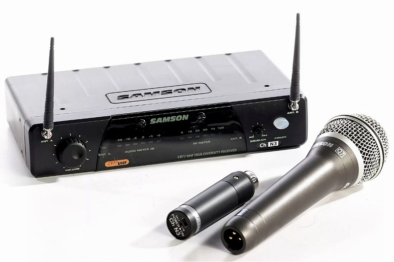 Фото Ручная микрофонная радиосистема с микрофоном Samson AIRLINE 77 AX1+CR77 Series Q7 ch #E3