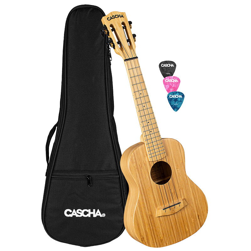 Фото Укулеле концертный Cascha HH-2313 Bamboo Series