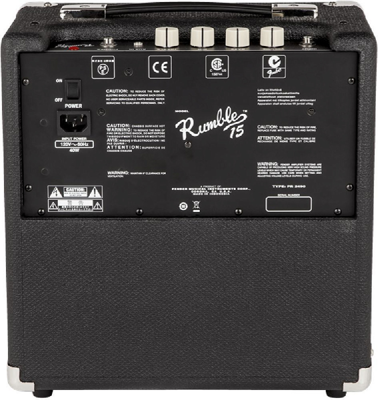 Фото Усилитель FENDER RUMBLE 15 COMBO