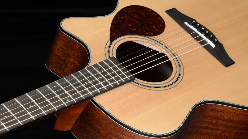 Фото Трансакустическая гитара KEPMA F0E-GA Top Gloss Natural