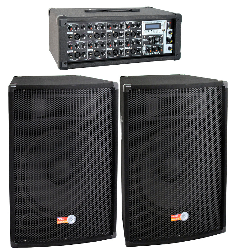 Фото Звукоусилительный комплект Free Sound FORCE Kit-2815QMP3