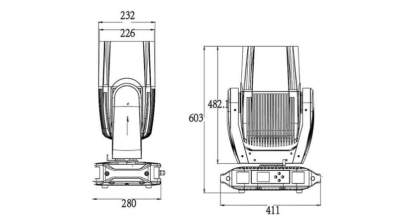 Фото Поворотная всепогодная «голова» SILVER STAR SS9461SCM NEPTUNE 300 BEAM