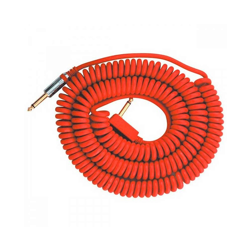 Фото VOX Vintage Coiled Cable VCC-90RD гитарный кабель, красный