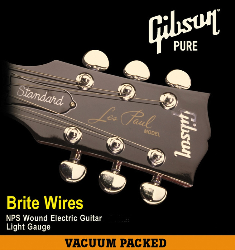 Фото GIBSON SEG-700L BRITE WIRES NPS WOUND .010-.046 струны для электрогитары