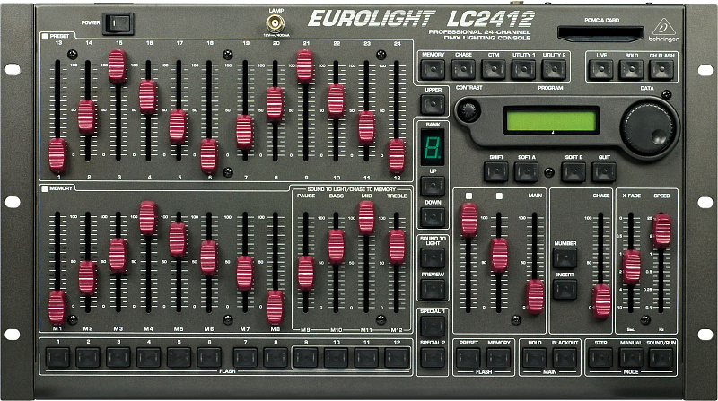 Фото DXM пульт BEHRINGER LC 2412 EUROLIGHT