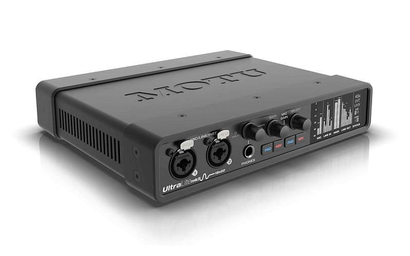 Фото Внешняя звуковая карта с USB MOTU UltraLite-mk5