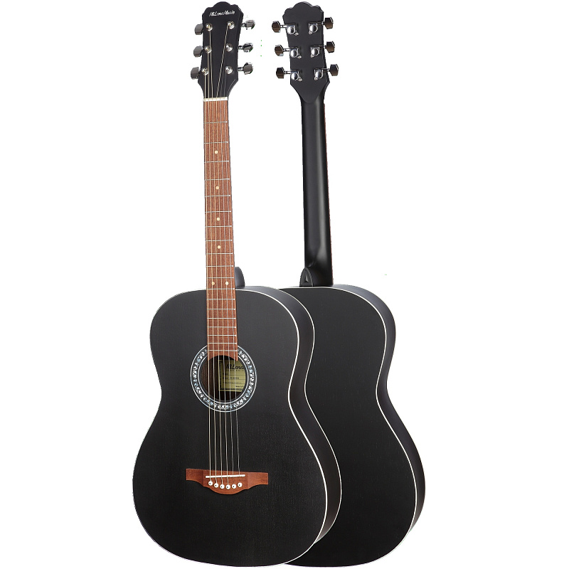 Фото MiLena-Music ML-F3-BK Акустическая гитара, черная