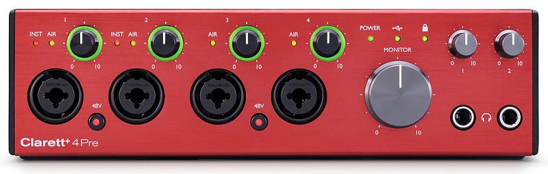 Фото Интерфейс FOCUSRITE Clarett+ 4Pre