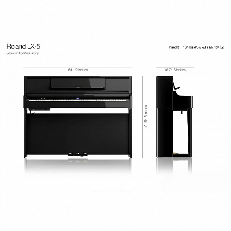 Фото Цифровое пианино Roland LX-5-CH KSL-5-CH